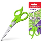 Ножницы " Erich Krause " Control Junior 15,5см пластиковые эргономичные ручки с дополнительным упором для пальцев, безопасные закругленные лезвия, ассорти, картонная упаковка, европодвес