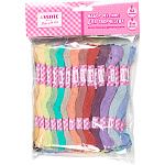 Нитки для вышивания " deVente " хлопок, 8м, 26цв по 2шт, пастельные цвета, 52 рулона