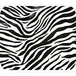 Упаковочная бумага тишью " deVente " 70*50см, Паттерн зебры, 5 листов, 17г/м2, пластиковый пакет, европодвес