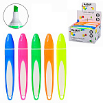 Текстовыделитель 1-5мм, желтый, зеленый, оранжевый, розовый, голубой, Plomo " Mazari " картонная упаковка