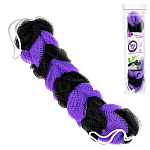 Губка для тела " Emily style " by Fresh idea Косичка, 295*65мм, нейлоновая сетка, увеличенный вес, с