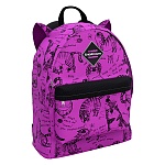Рюкзак " Erich Krause " 29*39*13см EasyLine 17L Animals Zen Cats, сиреневый, 1 отделение, карман на молнии, регулируемые лямки, ручка-петля, декоративные ушки