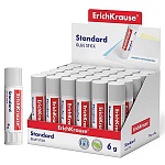 Клей-карандаш " Erich Krause " Standard 6гр, основа PVP, картонный дисплей