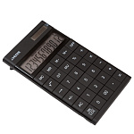 Калькулятор настольный 12 разрядов " deVente " Q-5B, 100*166*14мм, двойное питание, черный