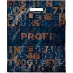 Пакет ПЭ " Интерпак " с вырубной ручкой ПВД, 38*47см 60мкм Профи