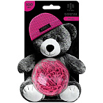 Скрепки " Феникс " 28мм металлические малиновые 100шт Мишка в шапочке, индивидуальная упаковка, европодвес