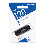 Флеш-диск " SmartBuy " 128GB Scout черный USB 2.0, пластик