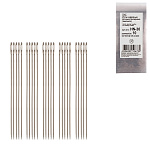 Иглы для бисероплетения " Gamma " №10 25шт длина- 37мм, используются для работы с любыми видами нитей и бисером, пакет