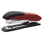Степлер №10 на 20л " Lamark " 50скоб Ulrich пластиковый, встроенный антистеплер, один режим скрепления скоб, глубина закладки бумаги 55мм, металлический механизм подачи скоб, красный, картонная упаковка