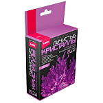 Лучистые кристаллы " Lori " Фиолетовый кристалл, химический реактив с красителем, поддон, картонная основа, инструкция