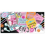 Конверт для денег " Мир открыток " 2-16 Enjoy, 168*83мм, блестки, рельеф