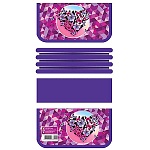 Пенал " Пчелка " ПО-611 3 отделения 105*190*30мм Фиолетовые бабочки, ламинированный картон, печать на фольге