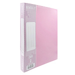 Папка 2 кольца " KWELT " А4 27мм Standart, пион, пластик 0,7мм, бумажная вставка во внешний кармашек, внутренний карман, индивидуальный штрихкод