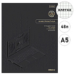 Тетрадь А5 48л " Hatber " Премиум- Информатика, клетка, со справочным материалом, офсет, на скобе, обложка- мелованный картон, ламинация soft-touch, 3D фольга, 3D лак