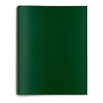 Тетрадь А5 96л бумвинил Зеленая, клетка, второй блок, на скобе