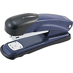Степлер №24/6, 26/6 на 25л " deVente " Liquid Metal 80скоб металлический, противоскользящая пластиковая вставка, два режима скрепления скоб, глубина закладки бумаги 59мм, металлический механизм подачи скоб, синий, картонная упаковка