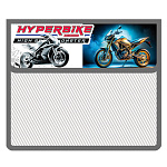 Папка " Пчелка " МАЛЫЙ ФОРМАТ А5-03 (230*190*50мм) на липучке Hyperbike, клапан, без уголка, пластик