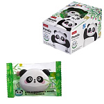 Ластик " Hatber " Panda 60*10*10мм, из термопластичной резины, 24шт, овальный, индивидуальная упаковка, картонный дисплей