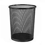 Корзина для мусора " KWELT " 12л металлическая, сетчатая, черная