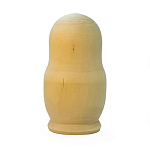 Деревянная заготовка из липы " Мастерская РуТвор " Матрешка цельная, h=120мм d=65мм