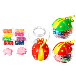 Тесто для лепки " Mazari " Божья коровка, 8гр, 8 цветов, формочки 2шт, пластиковая упаковка