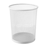 Корзина для мусора " KWELT " 12л металлическая, сетчатая, белая