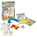 Игра настольная " Эврикус " Словечки, состав: 60 карточек со словами, 32 пластиковые палочки, 24 пластиковых диска, 8 шнурочков, 8 жетонов игроков, поле для подсчёта очков, картонная упаковка