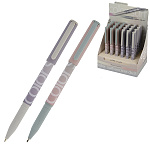 Ручка шариковая " Bruno Visconti " PrimeWrite.Color Surf, синяя 0,38мм, толщина письма 0,36мм, пластиковый корпус, покрытие soft-touch, чернила на маслянной основе, колпачок с клипом, цвет корпуса- ассорти, сменный стержень, картонный дисплей