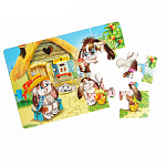 Пазлы " Антураж " Крольчата, 12элементов