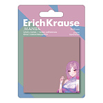 Блок самоклеящийся (стикеры) 75*75мм 50л, пастель, розовый " Erich Krause " Manga