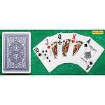 Карты игральные " Миленд " серия Lewis & Wolf, blue, 54шт/колода 63*88мм