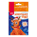 Выращивание кристаллов " Lori " фигурки Олененок, в наборе: химический реактив, поддон для выращивания,картонная основа, декоративный картонный элемент, инструкция.