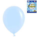 Шар латексный " KWELT " 12"/30см пастель голубой