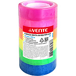 Скотч " deVente " 12мм*10м, 45мкм, неон ассорти, пластиковая втулка