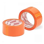 Лента упаковочная клейкая 48мм* 66м, оранжевый, 45мкм, полипропилен, " Луч "