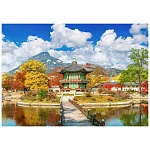 Картина алмазная " Рыжий кот " 30*40см Кёнбоккун в Сеуле, с полным заполнением, без подрамника