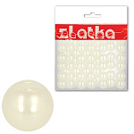 Набор бусин " Zlatka " №03 4мм*100шт светло-кремовые, пластик, пакет, европодвес
