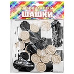 Игра настольная " Задира " Шашки, состав: складное картонное поле 45*34см, пластиковые шашки, пакет