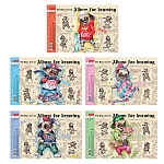 Альбом А4 32л спираль " Hatber " Мопс (ассорти), обложка- мелованный картон, блок- офсет 100г/м2, отрывные листы, 5 дизайнов в спайке