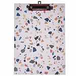 Планшет " Hatber " А4 Mosaic с металлическим зажимом, матовый ламинированный картон