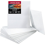 Холст " deVente " Art 18*24см белый, на картоне, хлопок, мелкое зерно, грунтованный, термоусадочная пленка