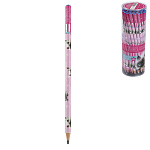 Карандаш ч/гр " Bruno Visconti " Fun Graphix. Кошка с глазами, НВ, трехгранный, пластиковый, заточенный, пластиковый тубус