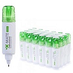 Корректирующая ручка " Hatber " X-Mate 10мл, металлический наконечник, на химической основе, пластиковая упаковка