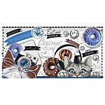 Конверт для денег " Мир открыток " 2-17 Счастье есть! 165*85мм, фольга