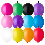 Шар латексный пастель 6"/15см Линколун ассорти