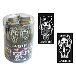 Ластик " deVente " Anime Girl 50*28*7мм прямоугольный, черный, с запечаткой оригинального дизайна, индивидуальная упаковка со штрих кодом