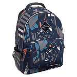 Рюкзак " Erich Krause " 44*23*33см EasyLine 20L City Life, синий, мягкая спинка, 2 отделения, внешний карман на передней стенке на молнии, 2 боковых кармана, регулируемые лямки, кармашек на молнии на лямке