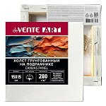 Холст " deVente " Art 15*15см белый, на подрамнике, хлопок, мелкое зерно, грунтованный