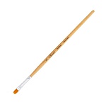 Кисть " Сонет " синтетика овальная № 2 ( 5мм ) короткая лакированная ручка