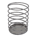 Стакан-пружина " KWELT " 7*7*9,5см, металлический , круглый, графит